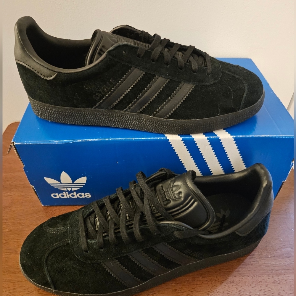 Adidas Gazelle Men's Black on Black Sneakers